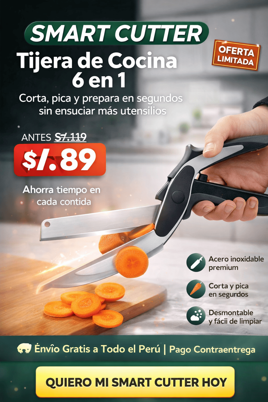 TIJERA MULTIFUNCIONAL 6 EN 1