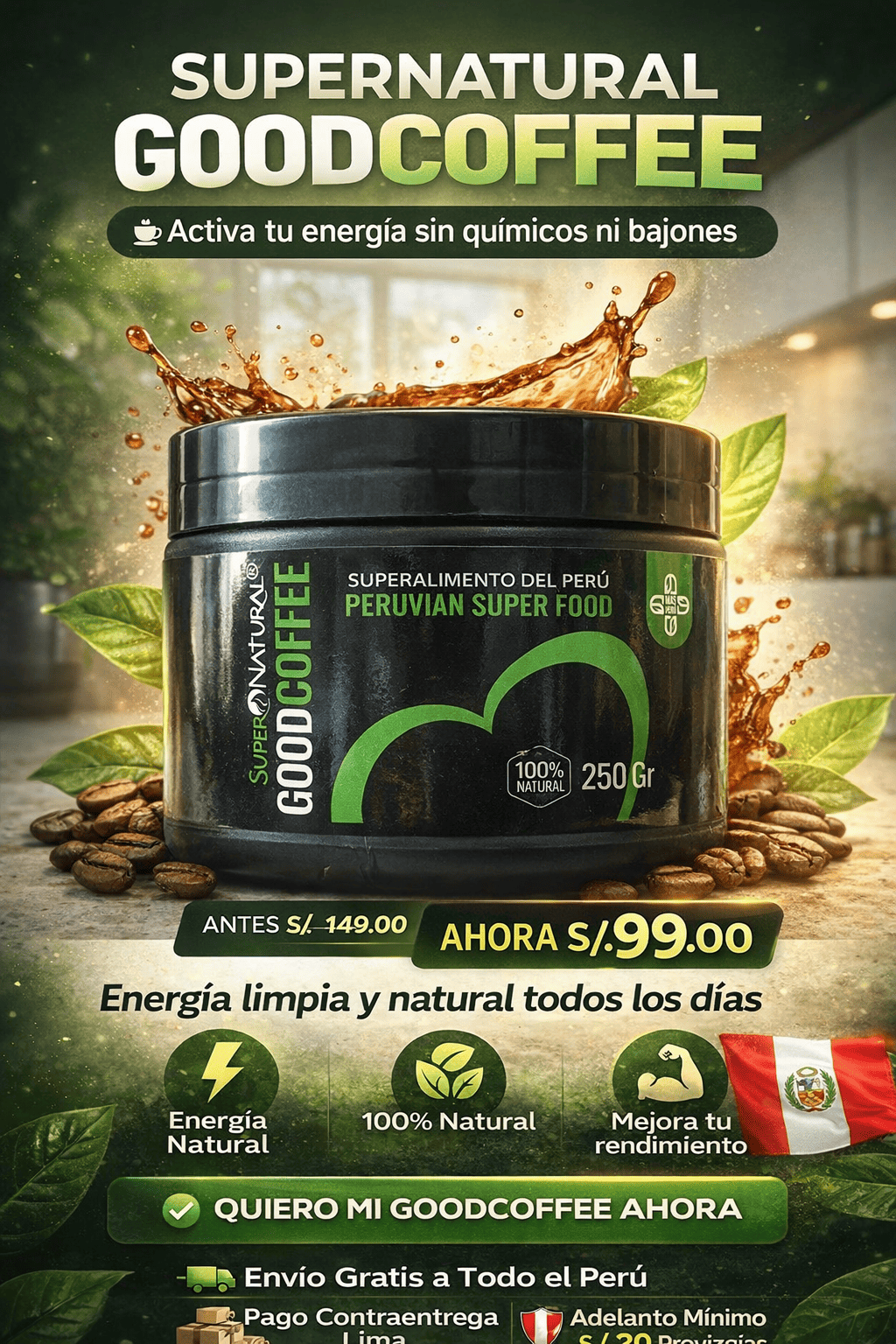 CAFÉ DE MORINGA Y GANODERMA