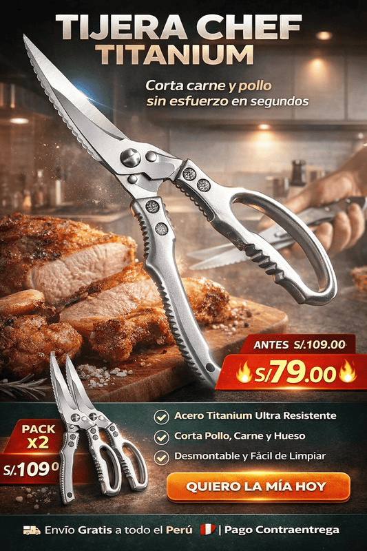 Tijera Chef Titanium