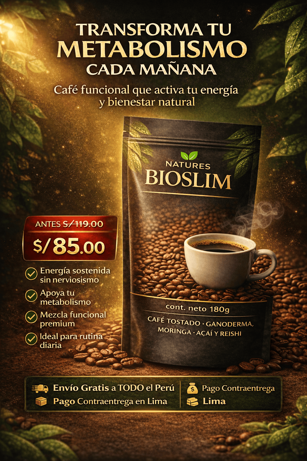 BIOSLIMCOFFE (30 PORCIONES)