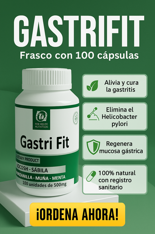 GASTRI-FIT Cura la Gastritis y Elimina el Helicobacter pylori